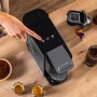 Cecotec Cafetera Cápsulas Express Compacta FreeStyle Compact Dark. 1200W, Bomba de 20 Bares, Compatible con Dolce Gusto,