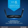 Netgear RAX120 Router WiFi 6 Nighthawk AX12, Velocidad WiFi AX6000, 5 Puertos Gigabit, 2 puertos USB 3.0, cobertura sobre 30