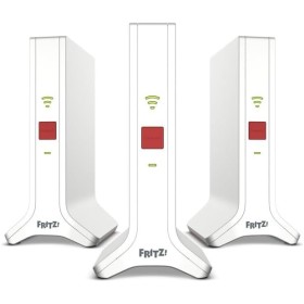 AVM Fritz! Mesh Wi-Fi Set 4200 International, Pack de 3 Fritz! Repeater 3000AX, Solucion Mesh para 4-6 estancias, WiFi 6,