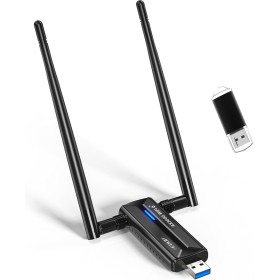 EDUP AX3000M - Adaptador WiFi USB 6E para PC, Adaptador de Red de Alto Alcance, Tribanda de 6 GHz / 5 GHz / 2,4 GHz WiFi para