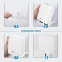 Huafly BECEMURU Soporte de Montaje en Pared, Soporte de Montaje en Pared ABS Estabilidad para ASUS ZenWiFi AC/AX Sistema de