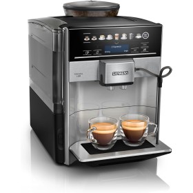 Siemens - Cafetera Superautomática, EQ6 plus s500, aromaDouble Shot, autoMilk Clean, ceramDrive, Display CoffeeSelect,