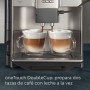 Siemens - Cafetera Superautomática, EQ6 plus s500, aromaDouble Shot, autoMilk Clean, ceramDrive, Display CoffeeSelect,