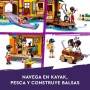 LEGO Friends Campamento de Aventura: Deportes Acuáticos con Accesorios para Kayak, Piragüismo, Caña de Pescar de Juguete, Regalo