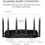 ASUS TUF-AX5400 - Router WiFi 6 (802.11ax) extensible de doble banda AiMesh (seguridad de red AiProtection Pro, Safe Browsing,