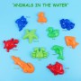 Toddmomy 27 Piezas de Arena de Playa Juguetes Cubo Herramientas de Arena Juego de Juguetes de Playa Moldes de Arena para Niños