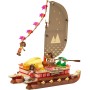 LEGO | Disney Vaiana 2 Canoa de Aventuras de Vaiana - Barco de Juguete con Vela Textil, Hoguera, 3 Mini Muñecos Inc. Loto y Moni