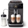 Saeco GranAroma Cafetera Superautomática - 16 Variedades de Café, Pantalla en Color Intuitiva, 6 Perfiles de Usuario, Molinillo