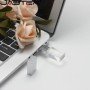 JASTER-Bolígrafo de cristal de oro rosa Drive2.0, 128GB, 64GB, cristal