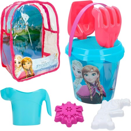 ColorBaby 48217 - Disney Mickey Mouse Set Cubo de Playa Infantil con Mochila, Pala, rastrillo, regadera y Accesorios, Juguetes