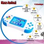 ZHISHAN Consola de Juegos Portátil para Niños con Construido en 220 Classic Video Juegos Sistema 3.0" LCD Cumpleaños (Azul