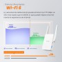 Tenda A27 Repetidor WiFi 6 AX1800, Amplificador de Red WiFi y Extensor, 2.4 GHz y 5 GHz, Velocidad Doble Banda, Puerto Gigabit,