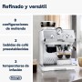 De'Longhi La Specialista Arte EC9155.W, Cafetera Expresso Manual, Tecnología de Molido con Sensor y 8 Ajustes, Control Activo de