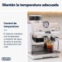 De'Longhi La Specialista Arte EC9155.W, Cafetera Expresso Manual, Tecnología de Molido con Sensor y 8 Ajustes, Control Activo de