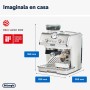 De'Longhi La Specialista Arte EC9155.W, Cafetera Expresso Manual, Tecnología de Molido con Sensor y 8 Ajustes, Control Activo de