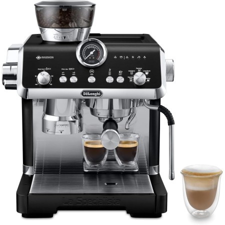 De'Longhi La Specialista Arte EC9155.W, Cafetera Expresso Manual, Tecnología de Molido con Sensor y 8 Ajustes, Control Activo de