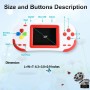 ZHISHAN Consola de Juegos Portátil para Niños con Construido en 220 Classic Video Juegos Sistema 3.0" LCD Cumpleaños (Azul