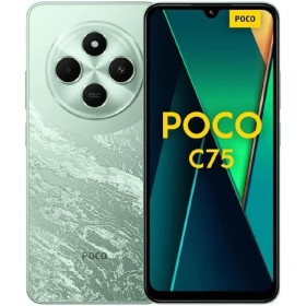 Xiaomi Poco C75 - Smartphone de 6+128GB, Pantalla de 6.88" 120Hz HD+, Medialek Helio G81, Triple Camara 50MP+2MP, 5000mAh, Verde