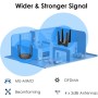 WAVLINK - Llave WiFi 6 potente AX1800, adaptador de red inalámbrica con 2,4 GHz, 5 GHz, controlador integrado, antenas 4 x 3dBi,