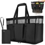 VOBUKE Bolsa de Playa Mujer Bolso Playa Grande XXL Familiar con Cremallera, Resistente a La Arena Plegable Transpirable Bolso