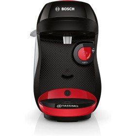 Bosch - Cafetera Tassimo Happy Friendly, Hasta 70 bebidas, OneTouch, INTELLIBREW™, Rojo, TAS103E