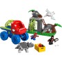 LEGO Marvel Todoterreno Dinosaurio y Equipo Spidey al Rescate Camión y Dinosaurios de Juguete, Miles Morales, Spider Fantasma,