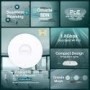 TP-Link AX1800 Wi-Fi 6 Dual Band Gigabit Punto de acceso de montaje en techo, Omada Mesh, alimentación a través de Ethernet