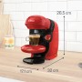 Bosch - Cafetera Tassimo Happy Friendly, Hasta 70 bebidas, OneTouch, INTELLIBREW™, Rojo, TAS103E