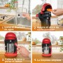 Bosch - Cafetera Tassimo Happy Friendly, Hasta 70 bebidas, OneTouch, INTELLIBREW™, Rojo, TAS103E