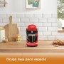 Bosch - Cafetera Tassimo Happy Friendly, Hasta 70 bebidas, OneTouch, INTELLIBREW™, Rojo, TAS103E
