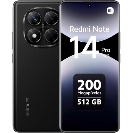 Xiaomi Redmi Note 14 Pro 5G - Smartphone de 12+512GB, Pantalla de 6.67" AMOLED FHD+ 120Hz, MediaTek Dimensity 7300-Ultra, cámara