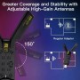 Puleuroy Adaptador USB WiFi7 de 6500 Mbps, Tarjeta de Red Inalámbrica BE6500 de 2,4 G, 5,8 G y 6 GHz, Adaptador WiFi 802.11be de