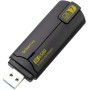 Puleuroy Adaptador USB WiFi7 de 6500 Mbps, Tarjeta de Red Inalámbrica BE6500 de 2,4 G, 5,8 G y 6 GHz, Adaptador WiFi 802.11be de