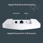 TP-Link Festa F61 Punto de Acceso WiFi 6 Dual-Banda AX1800, Montaje en Techo, 1× Puerto PoE Gigabit, Gestión centralizada en la