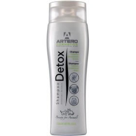 Artero Detox. Champú para Perros y Gatos de Ciudad. Limpieza Profunda Antipolución con Carbón Activo, Control de Olores y Brillo