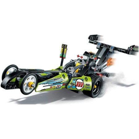 LEGO 42103 Technic Dragster Convertible 2 en 1, Coche de Juguete para Construir para Niños +7 años