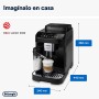 De'Longhi Magnifica Evo Cafetera Superatomática para Café y Cappuccino, ECAM292.33.SB, 4 Recetas, Plata