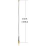 Eightwood Antena WiFi 6E Tri Band RP-SMA WLAN Antena Base Magnética con Cable de Extensión de 200 cm para PC Bluetooth Placa
