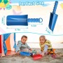 LNCOJOLM Pala de arena de 20 cm, para la playa, juguetes de jardín, herramientas de jardín, caja de arena, mango de madera, pala