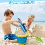 LNCOJOLM Pala de arena de 20 cm, para la playa, juguetes de jardín, herramientas de jardín, caja de arena, mango de madera, pala