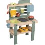 Smoby Life Cocina de Barro – Juguete de Exterior Infantil con 11 Accesorios – Depósito de Agua 1L y 2 Grandes Bandejas
