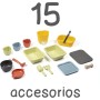 Smoby Life Cocina de Barro – Juguete de Exterior Infantil con 11 Accesorios – Depósito de Agua 1L y 2 Grandes Bandejas