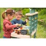 Smoby Life Cocina de Barro – Juguete de Exterior Infantil con 11 Accesorios – Depósito de Agua 1L y 2 Grandes Bandejas
