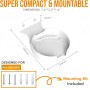 ZahoTse Soporte de pared para sistema WiFi Eero 6+ Home, soporte de pared simple y resistente para sistema Wi-Fi 6 de malla de