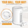 ZahoTse Soporte de pared para sistema WiFi Eero 6+ Home, soporte de pared simple y resistente para sistema Wi-Fi 6 de malla de