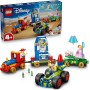 LEGO | Disney y Pixar Tren de Celebración de Toy Story y Coche RC de Juguete con Minifiguras de Woody, Buzz Lightyear, Jessie y