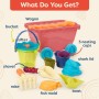 B. Toys – Carrito y Juguetes de Playa – 10 Juguetes para la Arena – Juego de Playa – Juguetes de Verano para niños – 18 Meses +