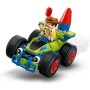 LEGO | Disney y Pixar Tren de Celebración de Toy Story y Coche RC de Juguete con Minifiguras de Woody, Buzz Lightyear, Jessie y