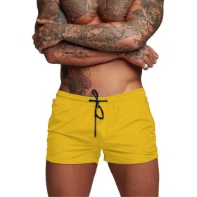 Donason Bañador Hombre Secado Rápido Bañadores de Natación Pantalones Cortos de Baño para Hombres Shorts Deportivos para Correr