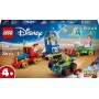 LEGO | Disney y Pixar Tren de Celebración de Toy Story y Coche RC de Juguete con Minifiguras de Woody, Buzz Lightyear, Jessie y